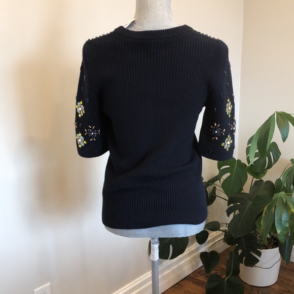 NWT. Never worn. Gorgeous Banana republic blue sweater. Size small. - Picture 6 of 8